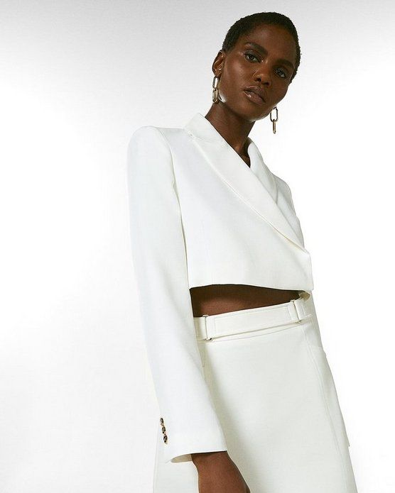 Tailored Cropped Jacket