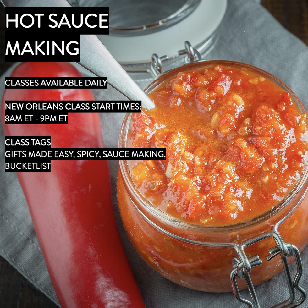 Hot Sauce Making Class 