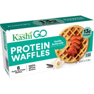 GO Frozen Vanilla Buttermilk Protein Waffles