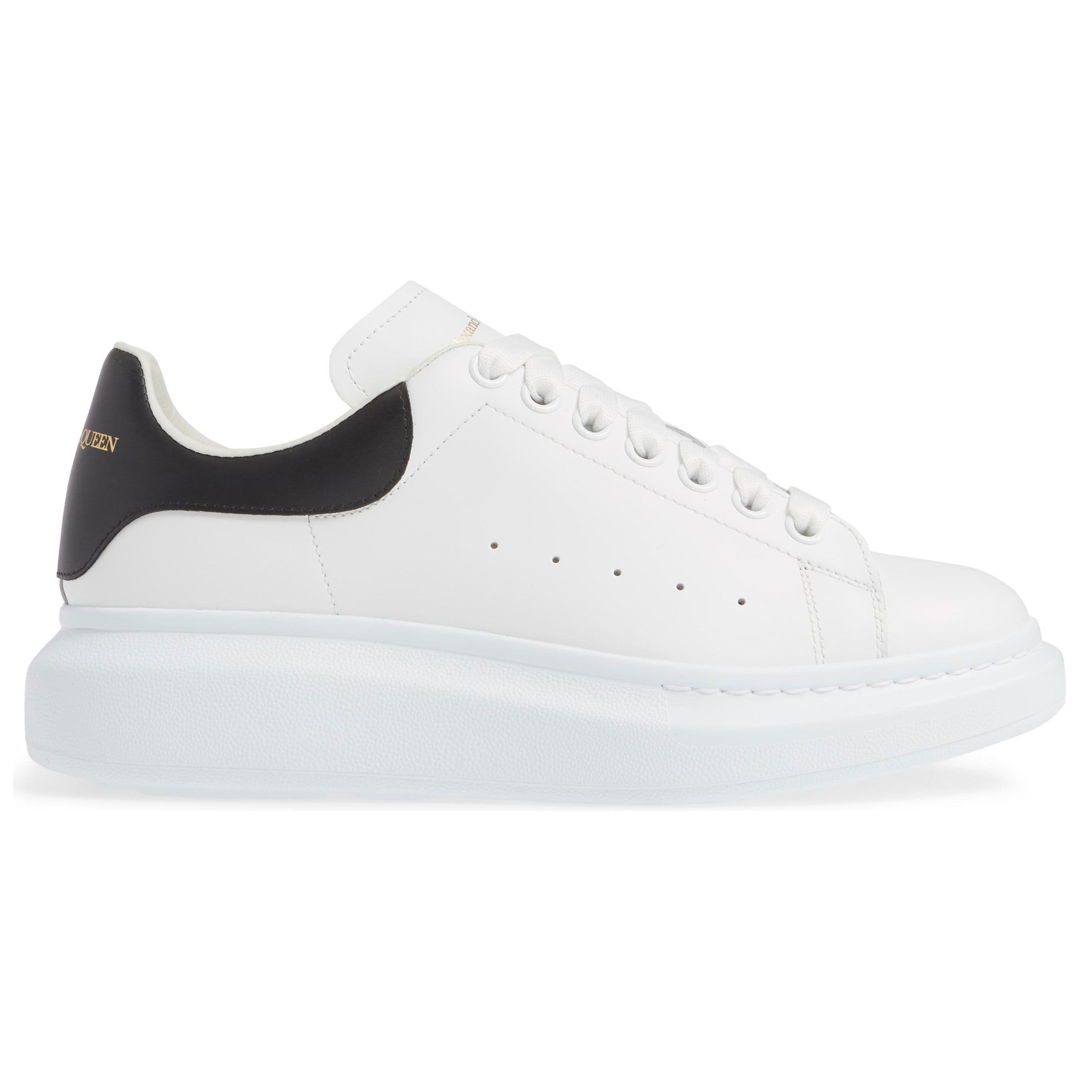 designer white leather sneakers