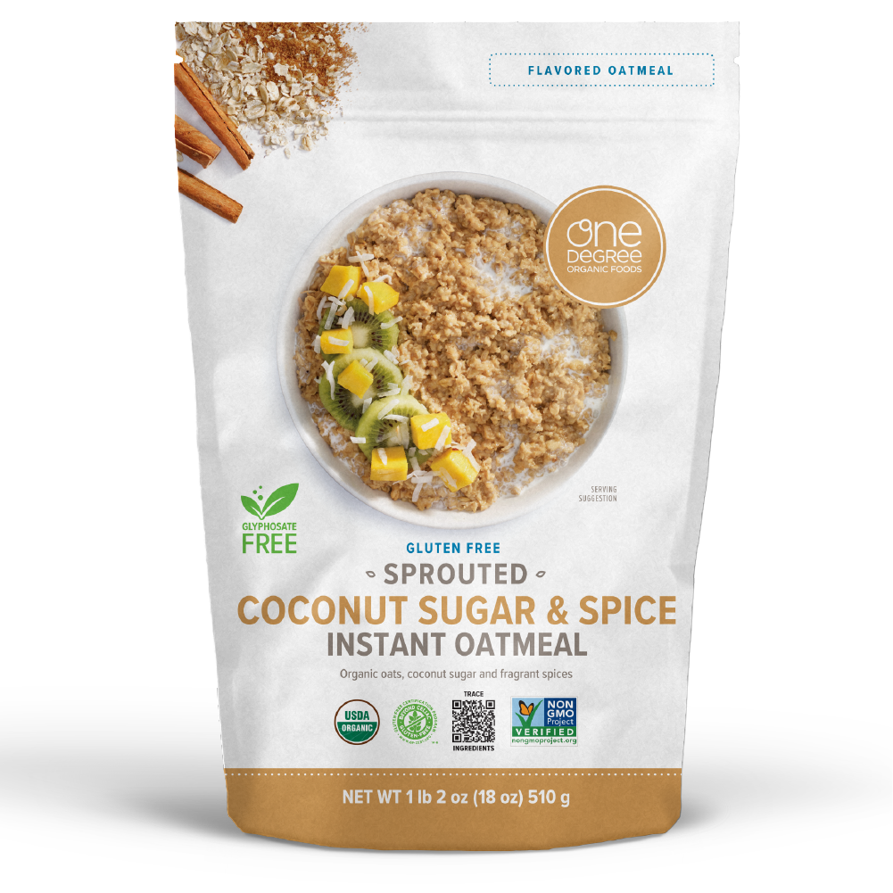 Sprouted Coconut Sugar & Spice Instant Oatmeal