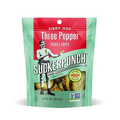 3-Pepper Chip-Cut Pickle Snack Pack (Pack of 12)