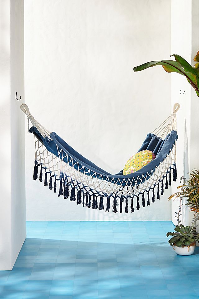 boho indoor hammock