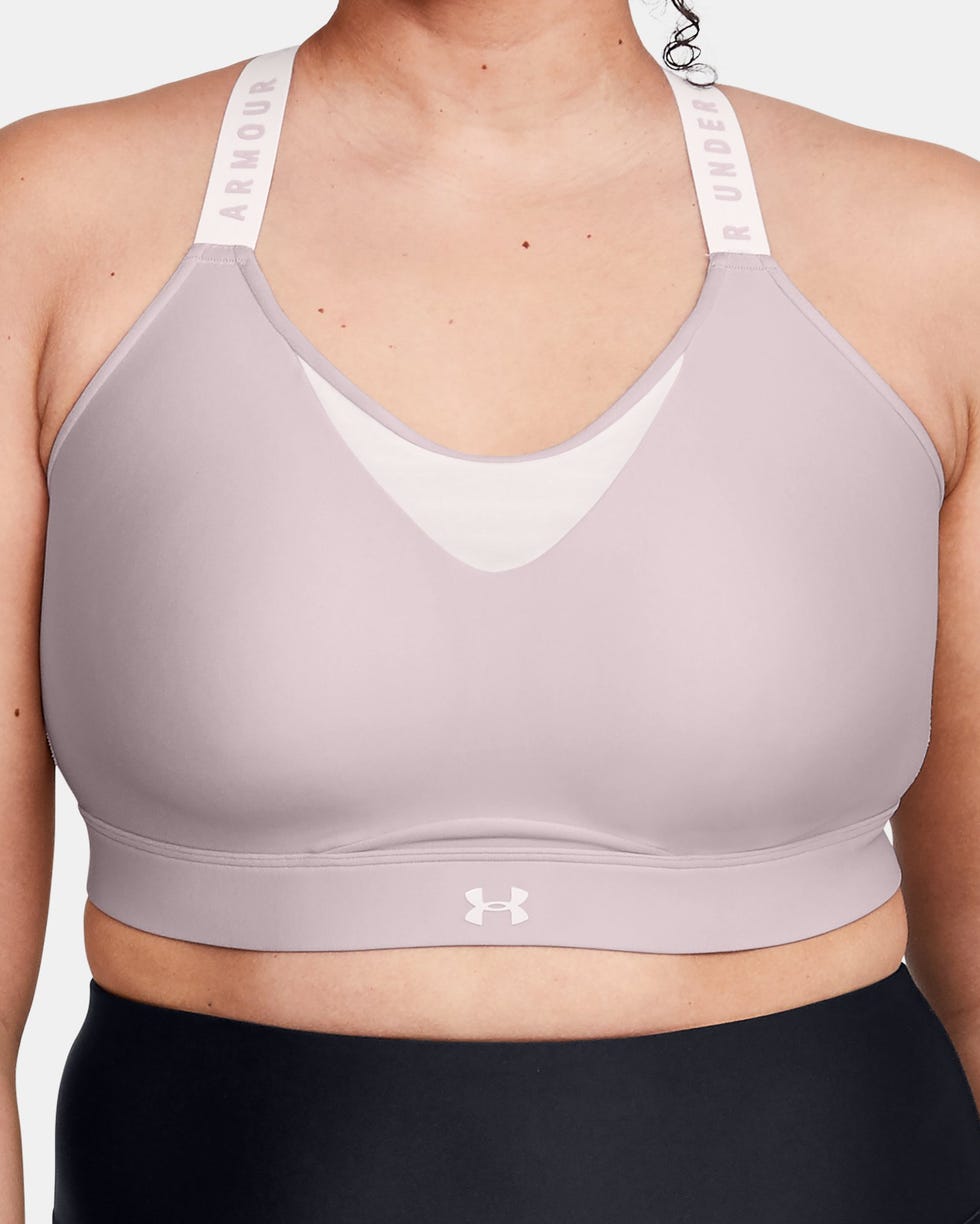 Under Armour Women Armour High Zip Sport Bra - Black/Jet Gray