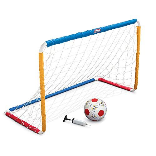 OhhGo Soccer Goal Set 2 in 1 Mini Children Hockey Soccer Goal Sports Toys Set for Indoor Outdoor Kids Boys Player 