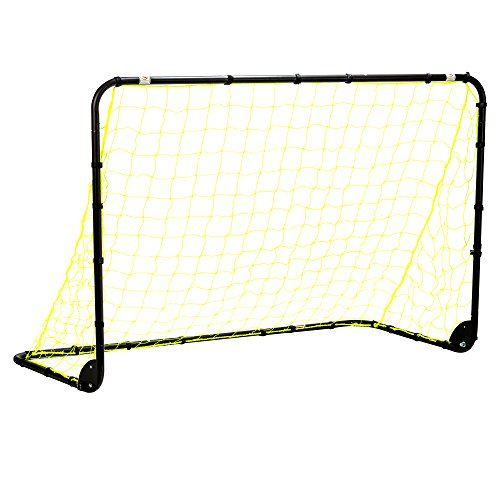 Set of 2 WEKEFON Soccer Goals Size 3.6x2.7 Portable Foldable Soccer Nets for Backyard Outdoor Training and Games Goal for Kids and Teens with Carrying Bag 