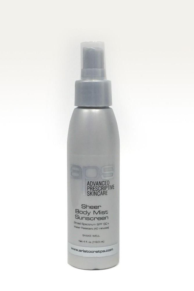 APS Sheer Body Mist Sunscreen SPF 50 (Sold by Aristocrat Plastic Surgery)