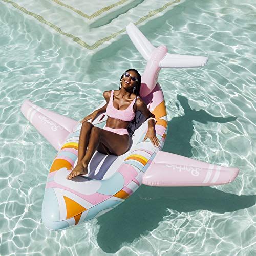 FUNBOY x Malibu Barbie Luxury Private Jet Summer Pool Float