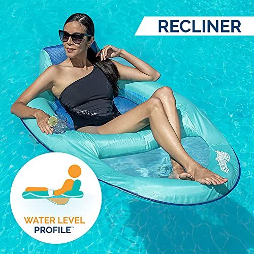 Pool Lounger with Hyper-Flate Valve