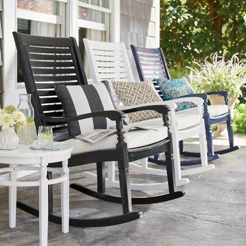 15 Best Outdoor Rocking Chairs, White Wooden Outdoor Rockers