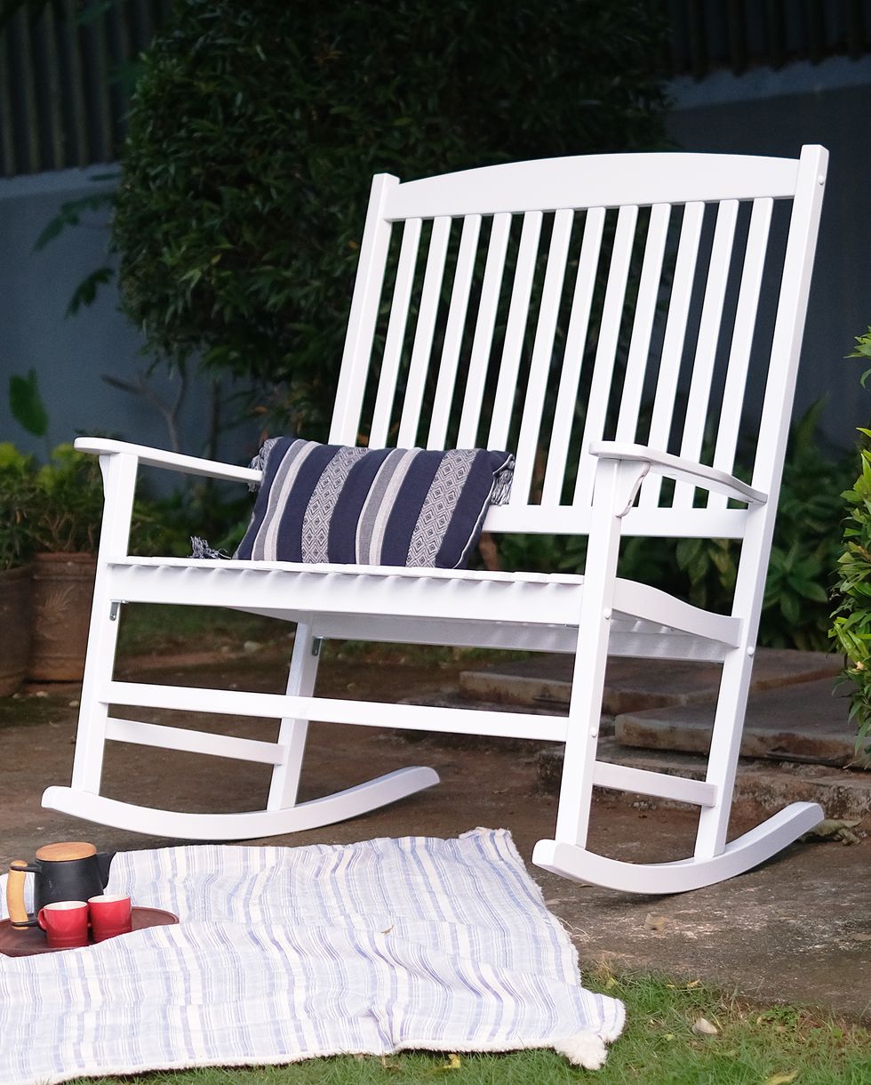 Outdoor 2-Person Double Rocking Chair