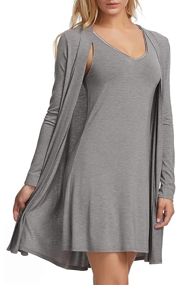 Modal Tank Chemise and Wrap