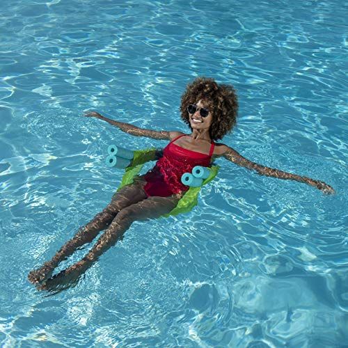 Play Day Transparent Swimming Pool Mat Float Raft Green Blow up Inflatable Adult for sale online 