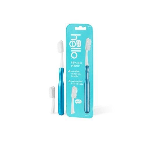  Hello Replaceable Head Toothbrush Starter Kit