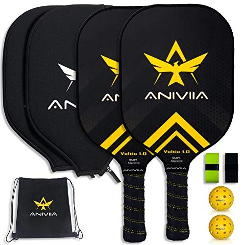 Aniviia Pickleball Paddle Racket Set of 2 