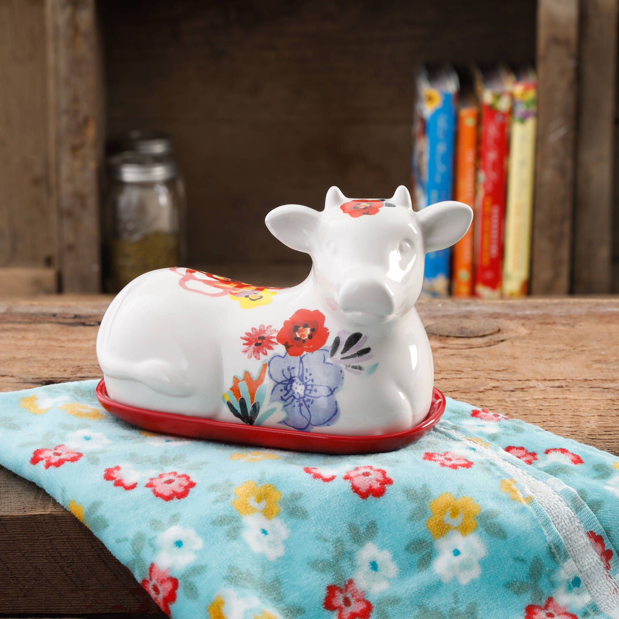The Pioneer Woman Cow Butter Dish