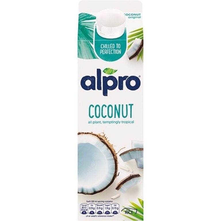 Alpro Coconut Long Life Milk 8 x 1L