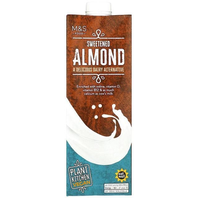 M&S Plant Kitchen Sweetened Almond Drink 1L