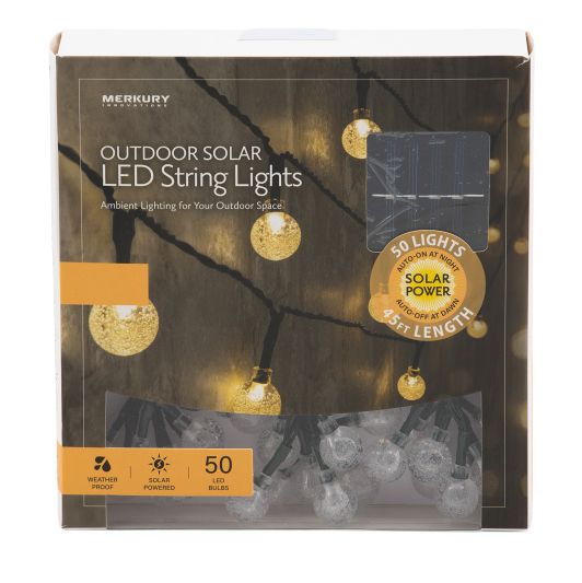 Outdoor Solar LED String Lights
