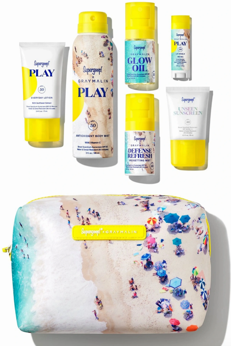 Supergoop! x Gray Malin Everyday Getaway Kit Supergoop! x Gray Malin Everyday Getaway Kit