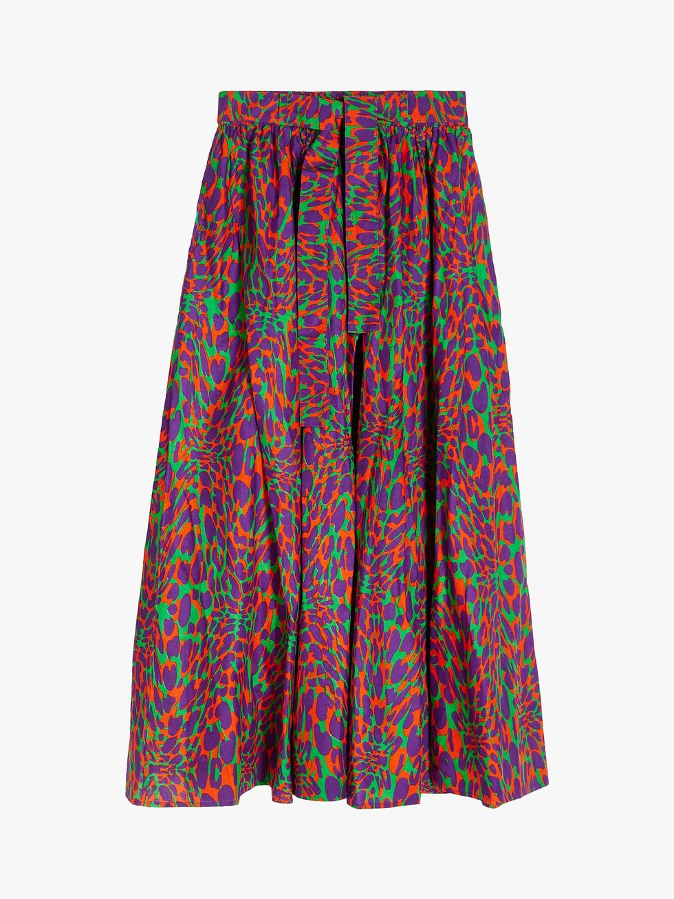 Kemi Telford Animal Print Maxi Skirt, Purple