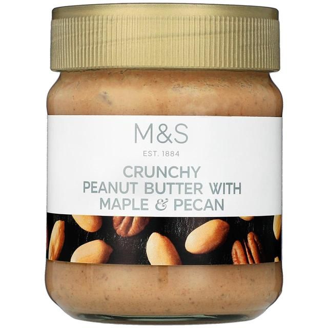 M&S Crunchy Peanut Butter with Maple & Pecan 227g