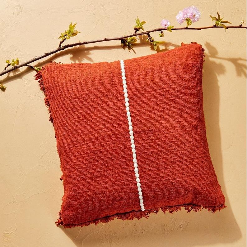 House of Harlow 1960 Creator Collab Red Coral Pillow Cover