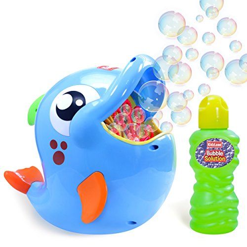 Automatic Bubble Blower with Bubble Solution for Parties Weddings Outdoor Indoor Bubble Machine for Kids Toddlers Bubble Maker Gifts Toys for 3 4 5 6 7 8 9 10 Year Old Boys and Girls 