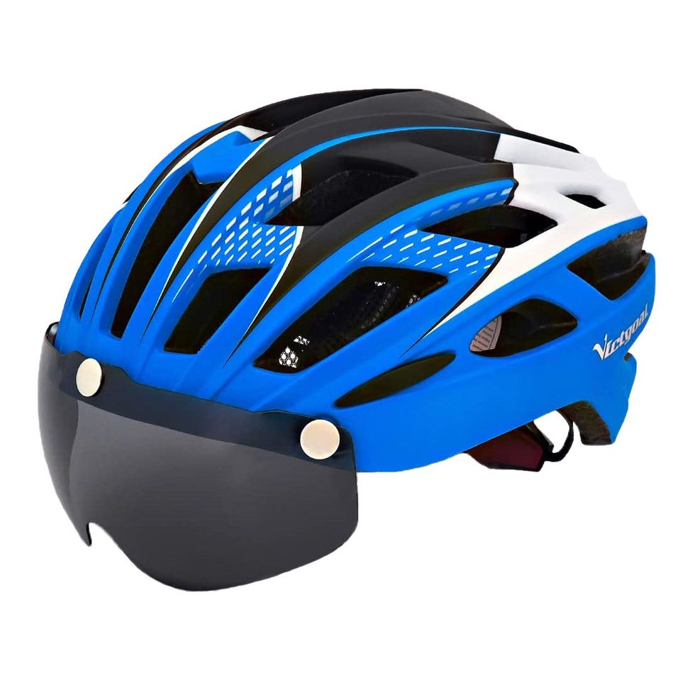Victgoal Bike Helmet with Detachable Magnetic Goggles Visor