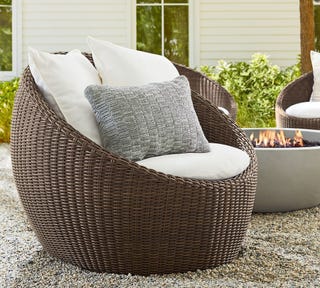 Torrey All-Weather Wicker Papasan Chair