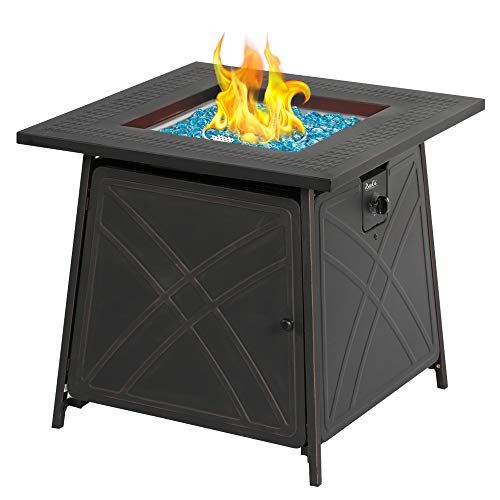 Gas Square Table Fire Pit