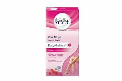 Veet Ready to Use Wax Strips with Easy Grip x40