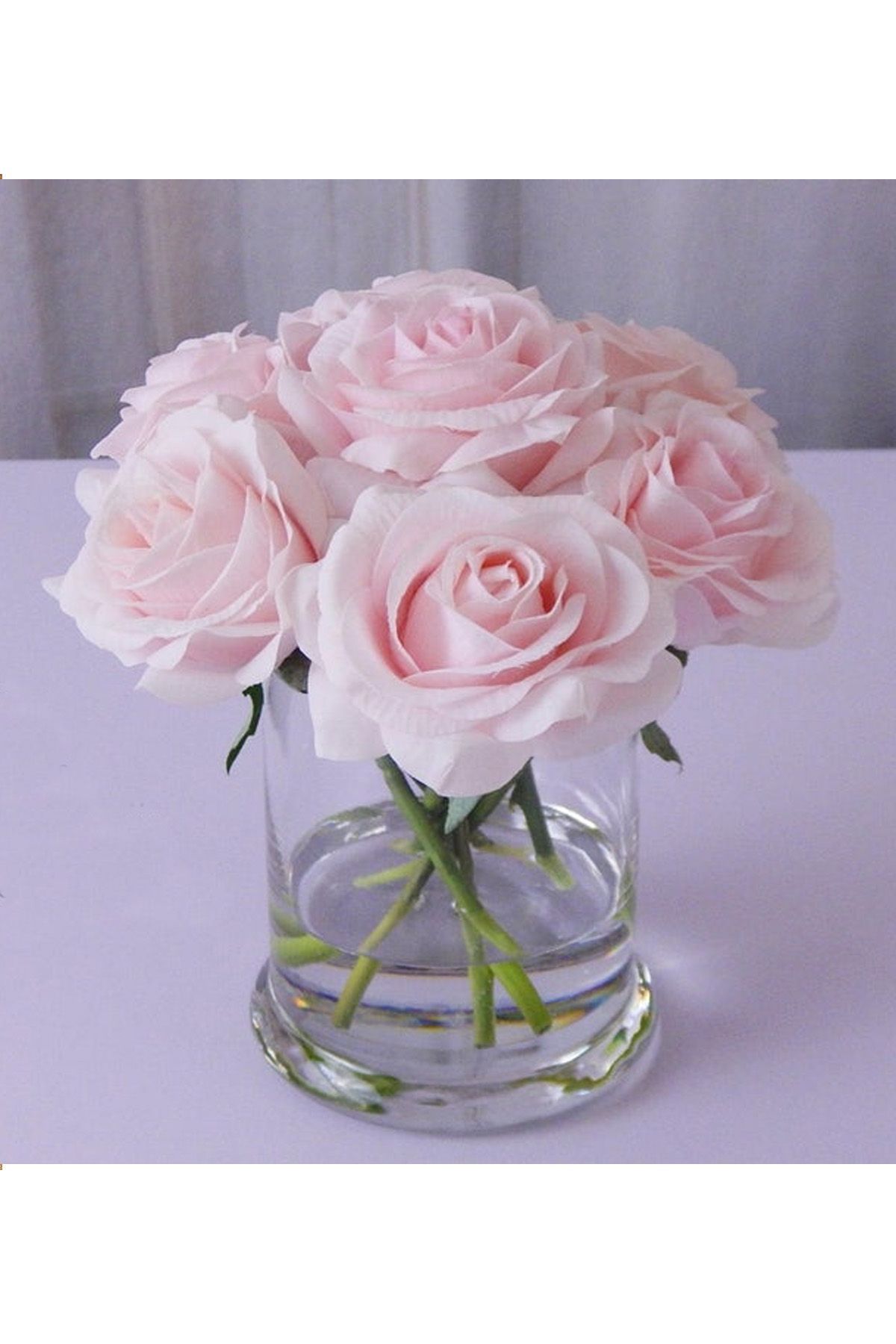 Real Touch Silk Rose Floral Arrangement 