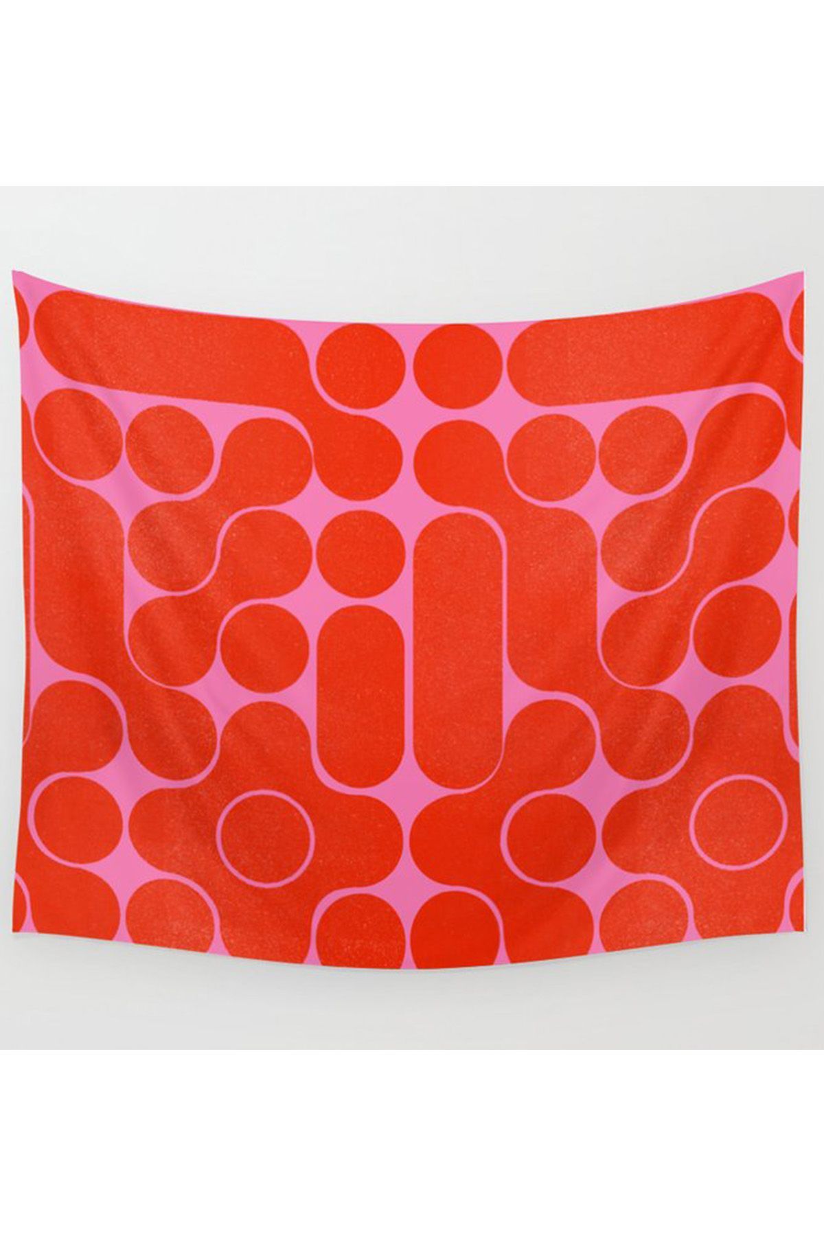 Abstract Mid-Century Shapes No 6 Wall Tapestry
