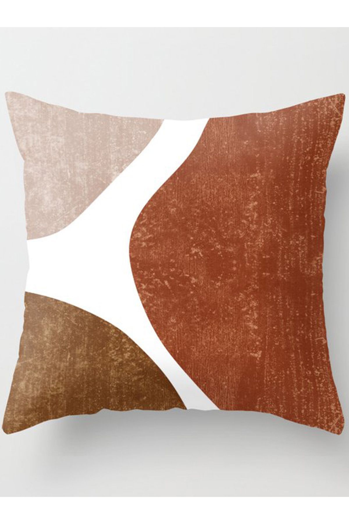 Terracotta Art Throw Pillow
