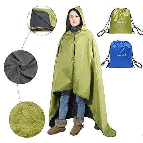 Hooded Blanket Waterproof Fleece Blanket 