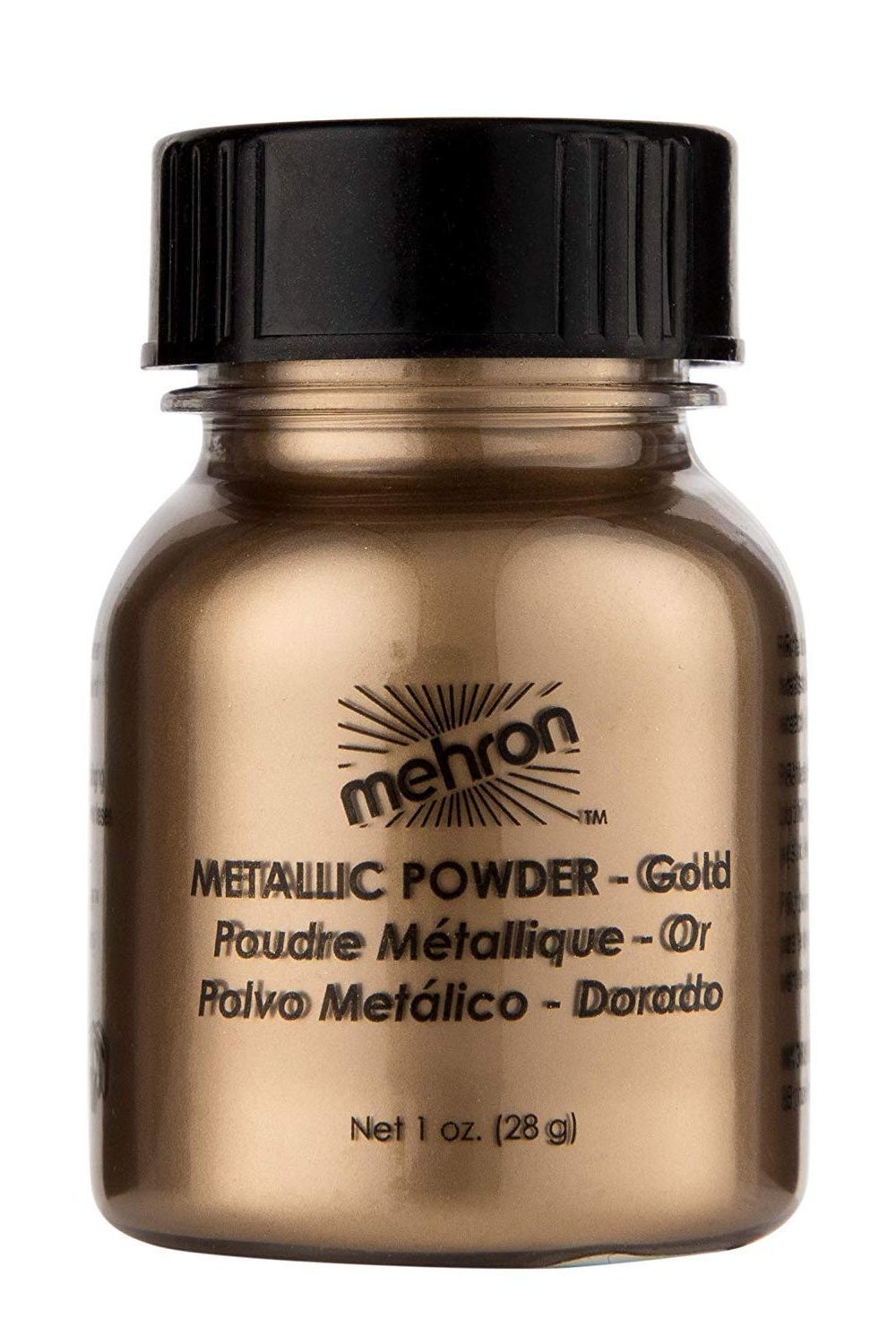 Mehron Makeup Metallic Powder Gold
