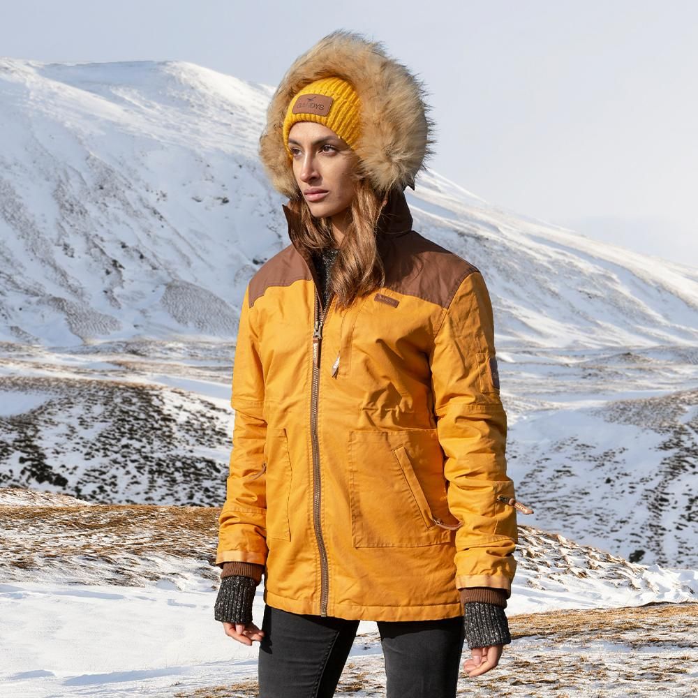 YELLO SNOWY MOUNTAIN PUFFER COAT - アウター