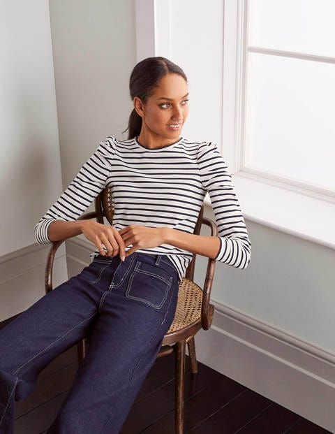 Imogen Breton - Ivory/Navy