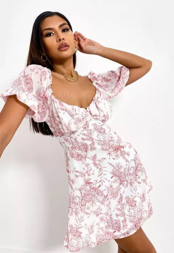 Missguided pink outlet dress