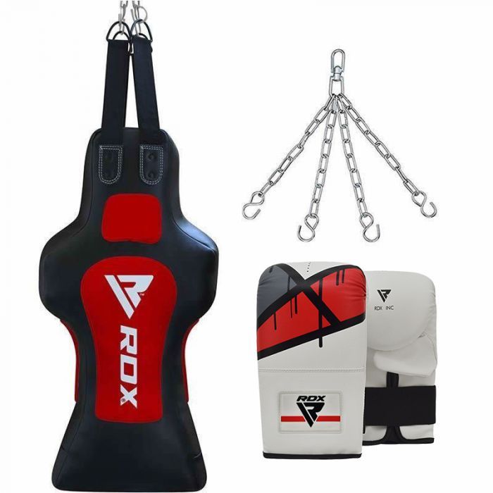 TurnerMAX Heavy Boxing Punch Bag Training Hanging Punchbag Set Filled 