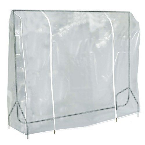 Transparent Garment Rail Cover