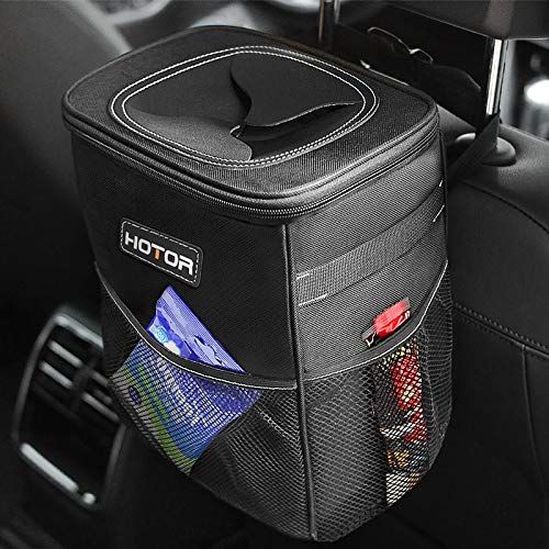 Car Trash Can With Lid 