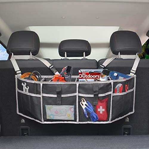 8 Pocket Car Boot Organiser Back Seat Storage