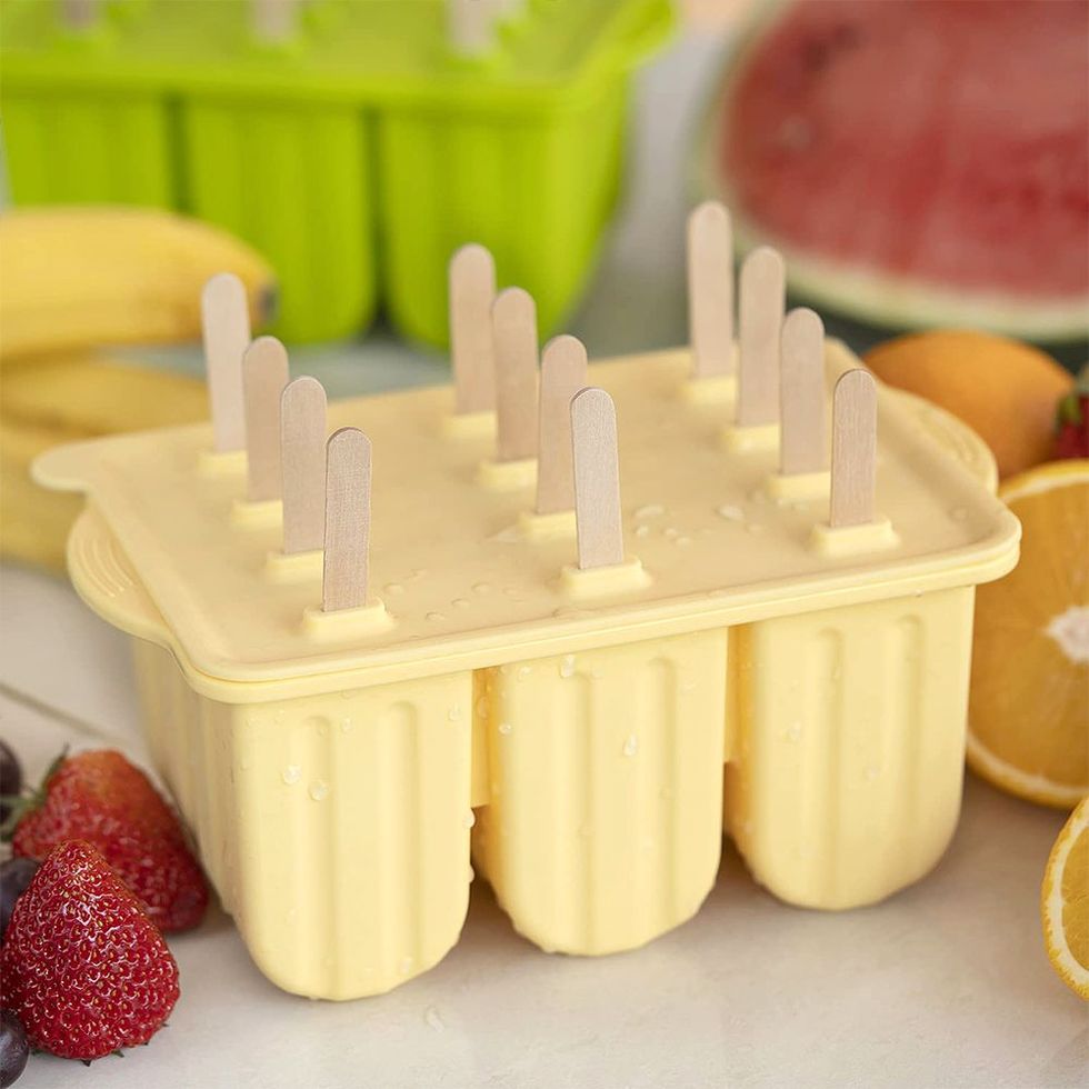 Popsicles Molds, MEETRUE 12 Pieces Silicone Popsicle Molds Easy