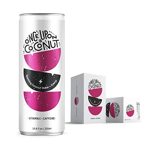 Once Upon A Coconut Sparkling Coconut Water + Caffeine