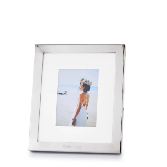 Personalized Silver Photo Frame
