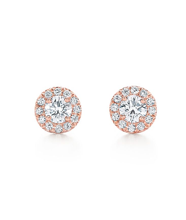 耳釘式耳環推薦：Tiffany & Co. Soleste鑽石耳環