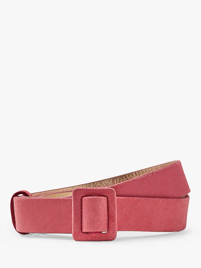 Boden Skinny Suede Belt, Lollipop