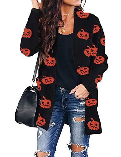 Halloween hot sale cardigan sweater